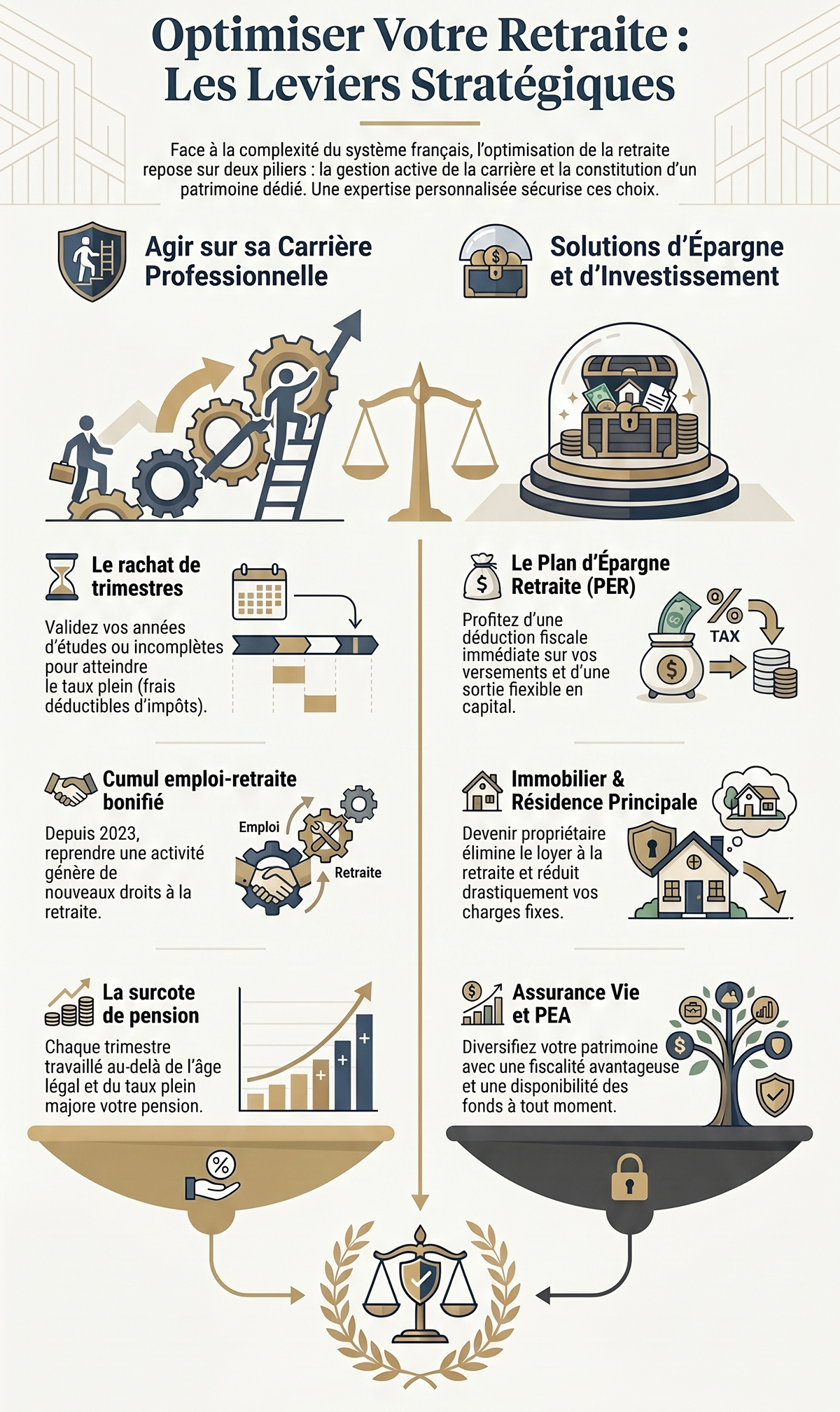 Quelles sont les options pour optimiser ma retraite ?